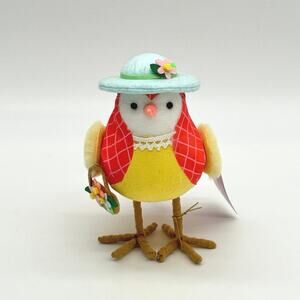 Target Spritz Spring Bird w/ Flower Basket & Hat Primrose 2022 Easter NEW